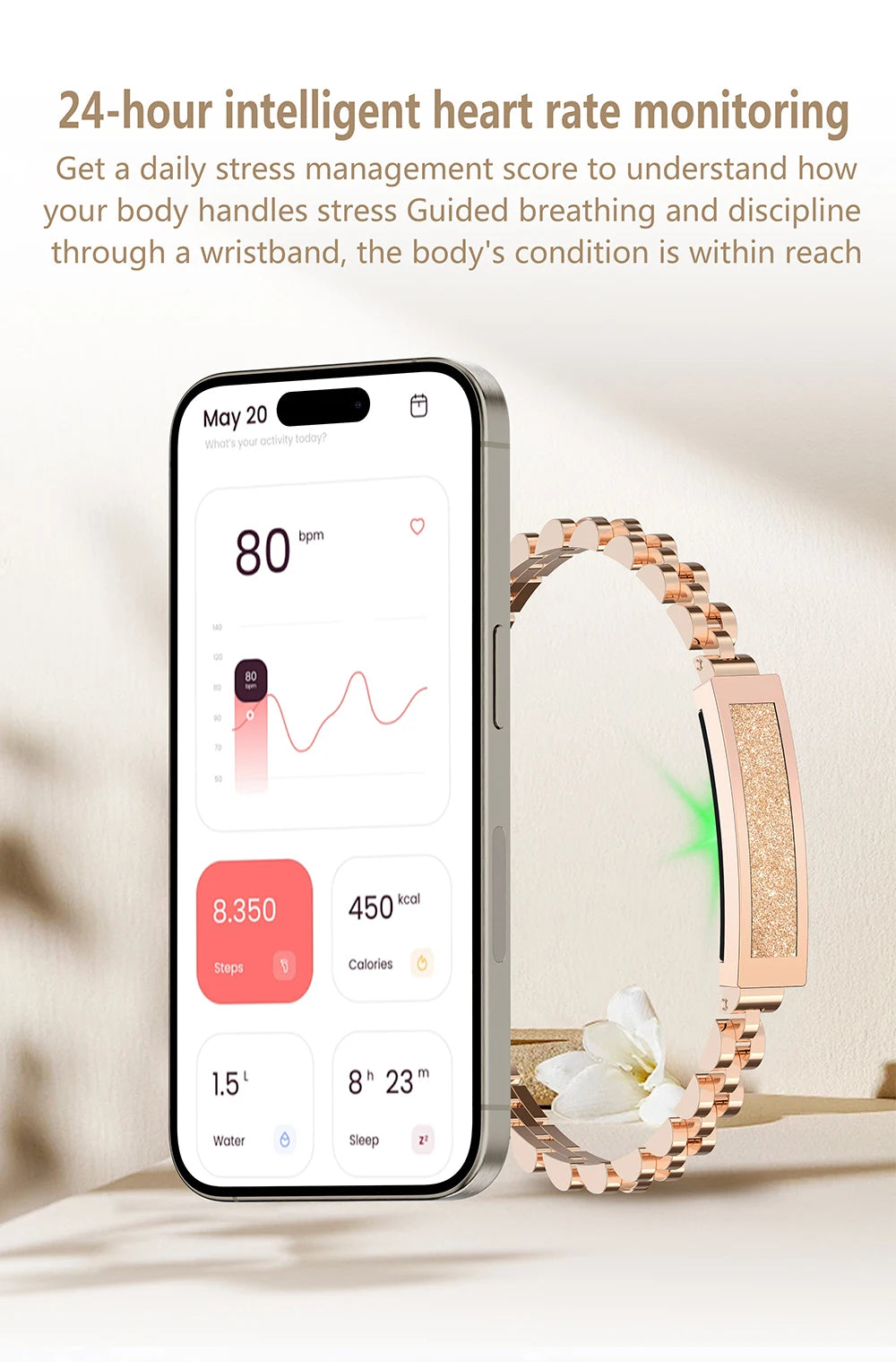 2025 New Smart Watch Pedometer Health Smart Bracelet Women Men Sports Fitness Waterproof Heart Rate Sleep Monitoring Wristbands