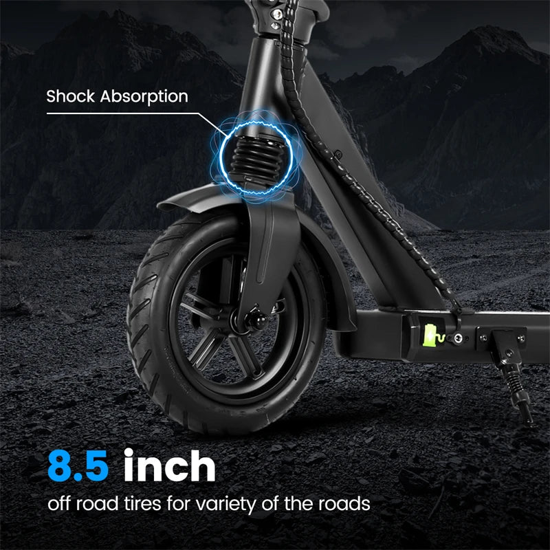 Electric Scooter 350W E Scooter Shock-absorbing ‎8.5 Inches Folding waterproof Commuting Electric Scooters
