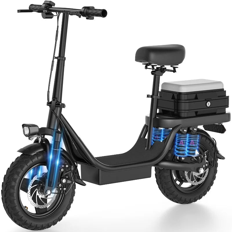 New Electric Bike Scooters Free Shipping,500w Peak Motor 14 Inches 25mph 30 Miles 48v 15a 17.5a Battery,for Electric Bicycle