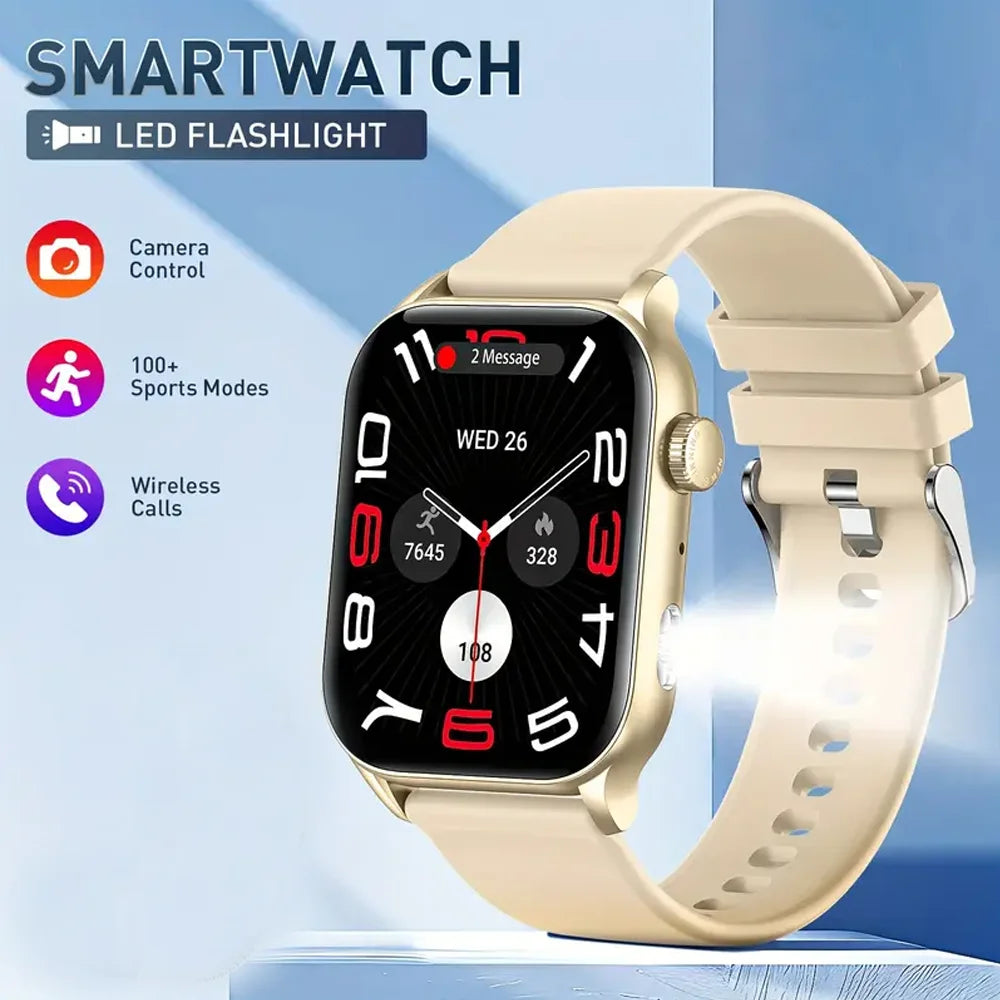 SENBONO Women Smart Watch Alway on Display AMOLED Screen Bluetooth Call Waterproof 100+ Sport Mode DIY Dial Smartwatch for Women