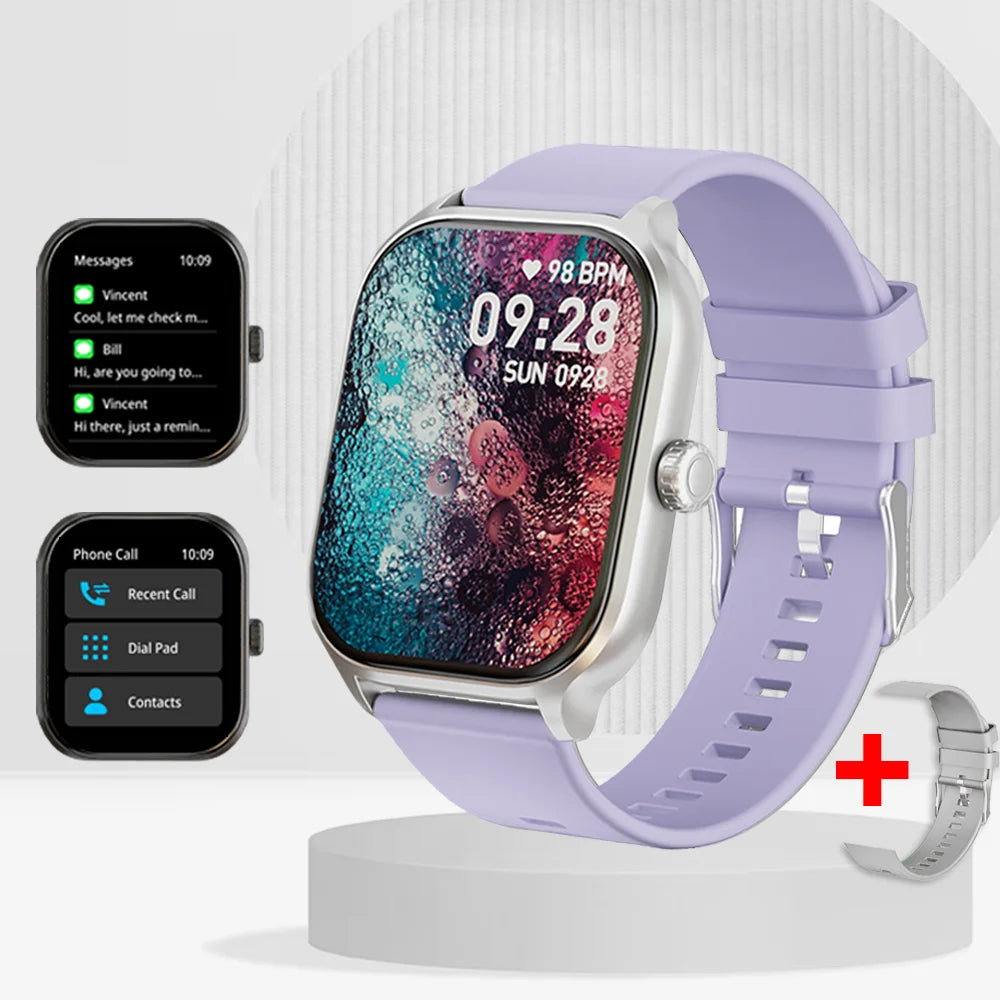 LAXASFIT 2025 New Smart Watch Bluetooth Call Men Women Watch Voice Assistant 100+ Sports Smart Watch for Android IOS