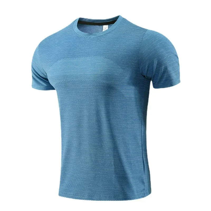 Multicolor Quick Dry Short Sleeve Sport T Shirt Gym Jerseys Fitness Shirt Trainer Running T-Shirt Men's Breathable Sportswear