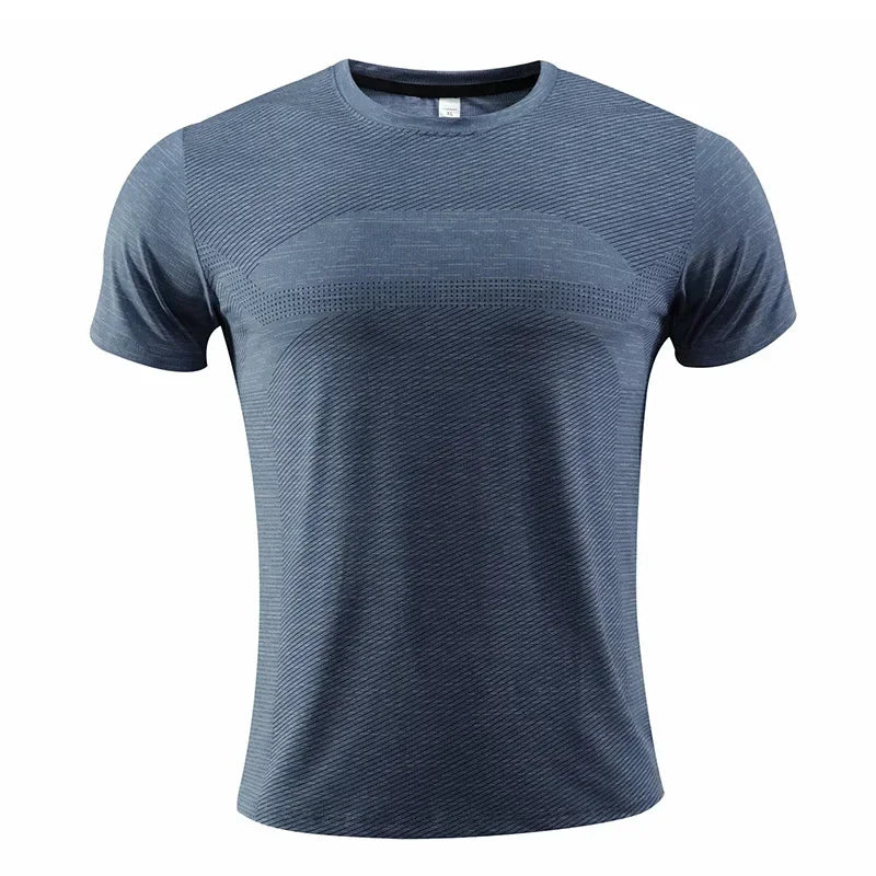 Multicolor Quick Dry Short Sleeve Sport T Shirt Gym Jerseys Fitness Shirt Trainer Running T-Shirt Men's Breathable Sportswear