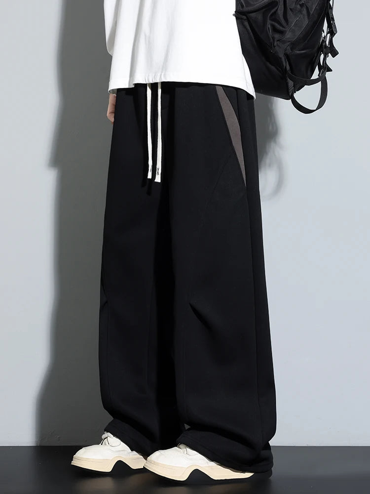 2025 Autumn Men Sweatpants Baggy Joggers Cotton Korean Sports Pants  Neutral Loose Outdoor Jogger Fitness Trouser