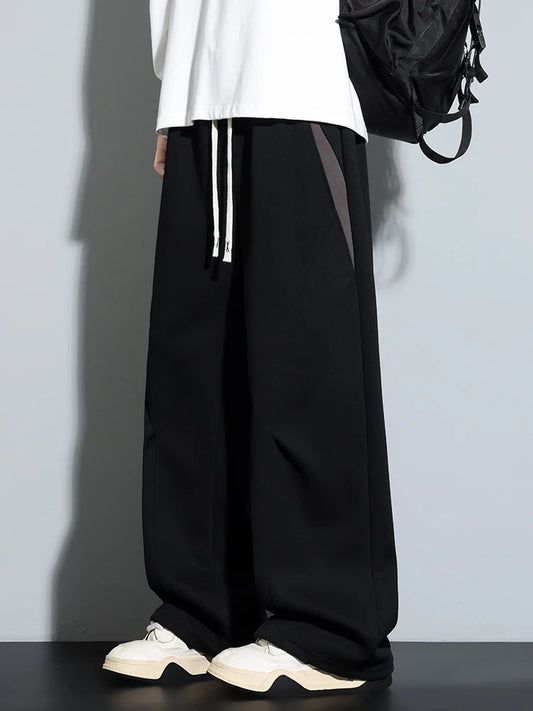 2025 Autumn Men Sweatpants Baggy Joggers Cotton Korean Sports Pants  Neutral Loose Outdoor Jogger Fitness Trouser