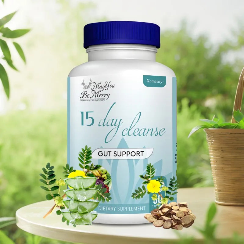 15 Day Cleanse and Detox - Reduce Abdominal Pain, Bloating, Constipation and Aid Gut Health - 30pcs