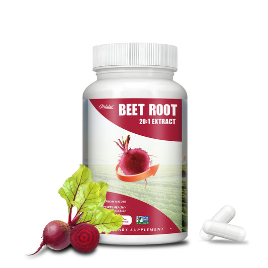 Beet Root - Supports Heart Health, Circulation, Immune System and Digestive System - 120 Capsules