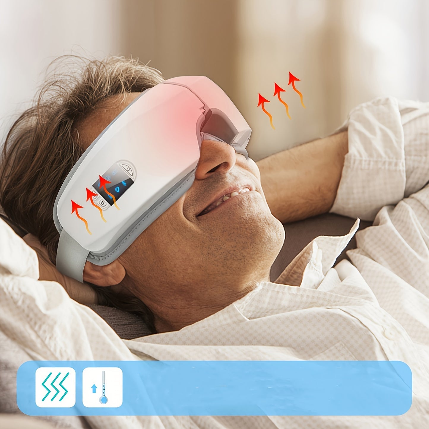 Eye Massager With 4D Pneumatic Massage Technology Pro