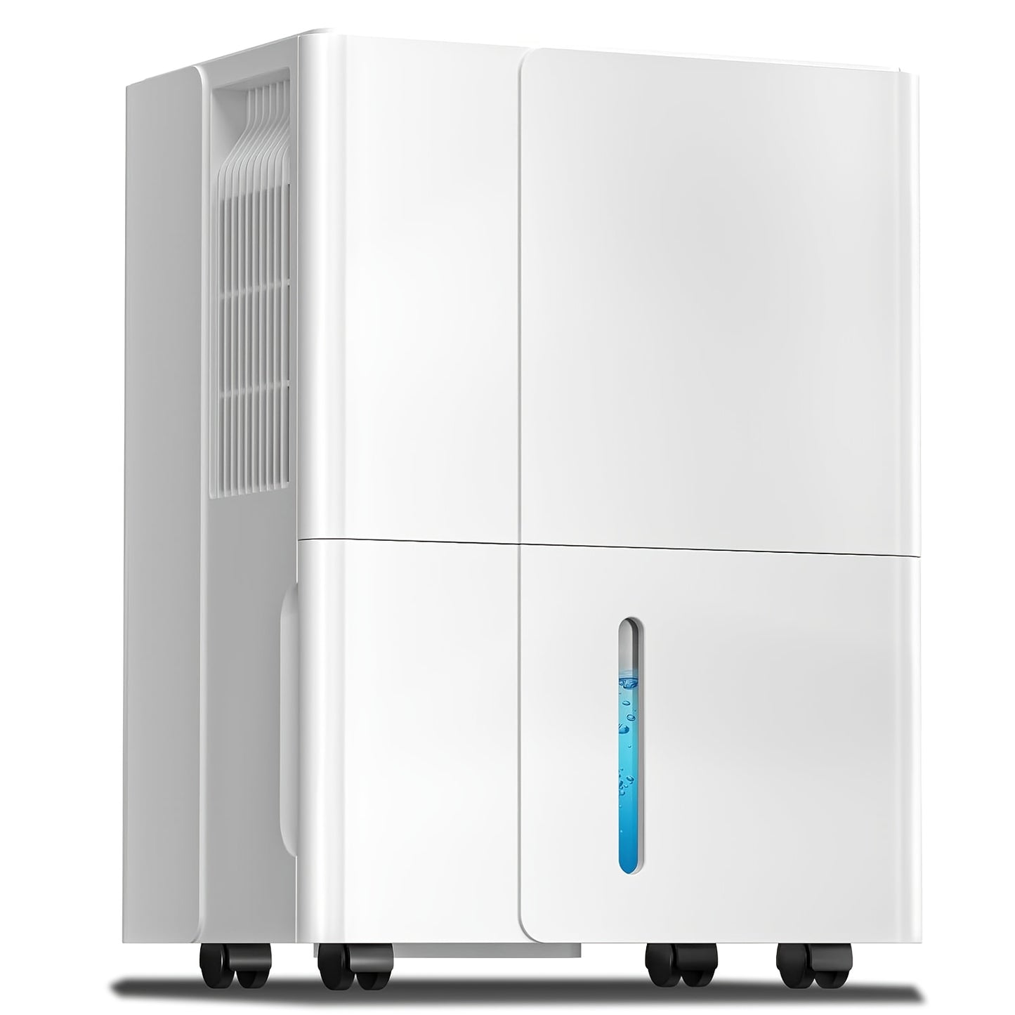 2300 Sq.Ft Max 50 Pint/Day (Standard 22Pint/Day) Dehumidifier, 24H Timer, Auto Shut Off, Smart Control, Sleep Mode, 4.8L(1.2 Gal) Water Tank, Wheels & Handle, 30-80% Humidity Control for Home/ Bedroom/ Basement.