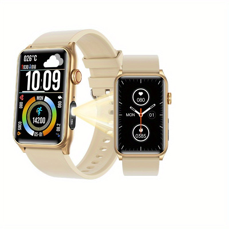 2025 New Smart Watch with 1.8-Inch Large Display, 250mAh Battery, AI Voice Commands, Wireless Calling & SMS Reminders, 100+ Sports Modes, Magnetic Charging