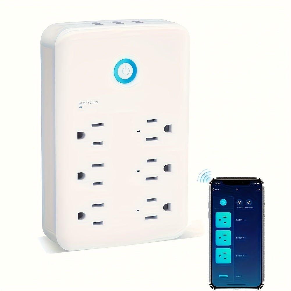 Gosund Power Strip With 3 USB Ports And Individual Outlets