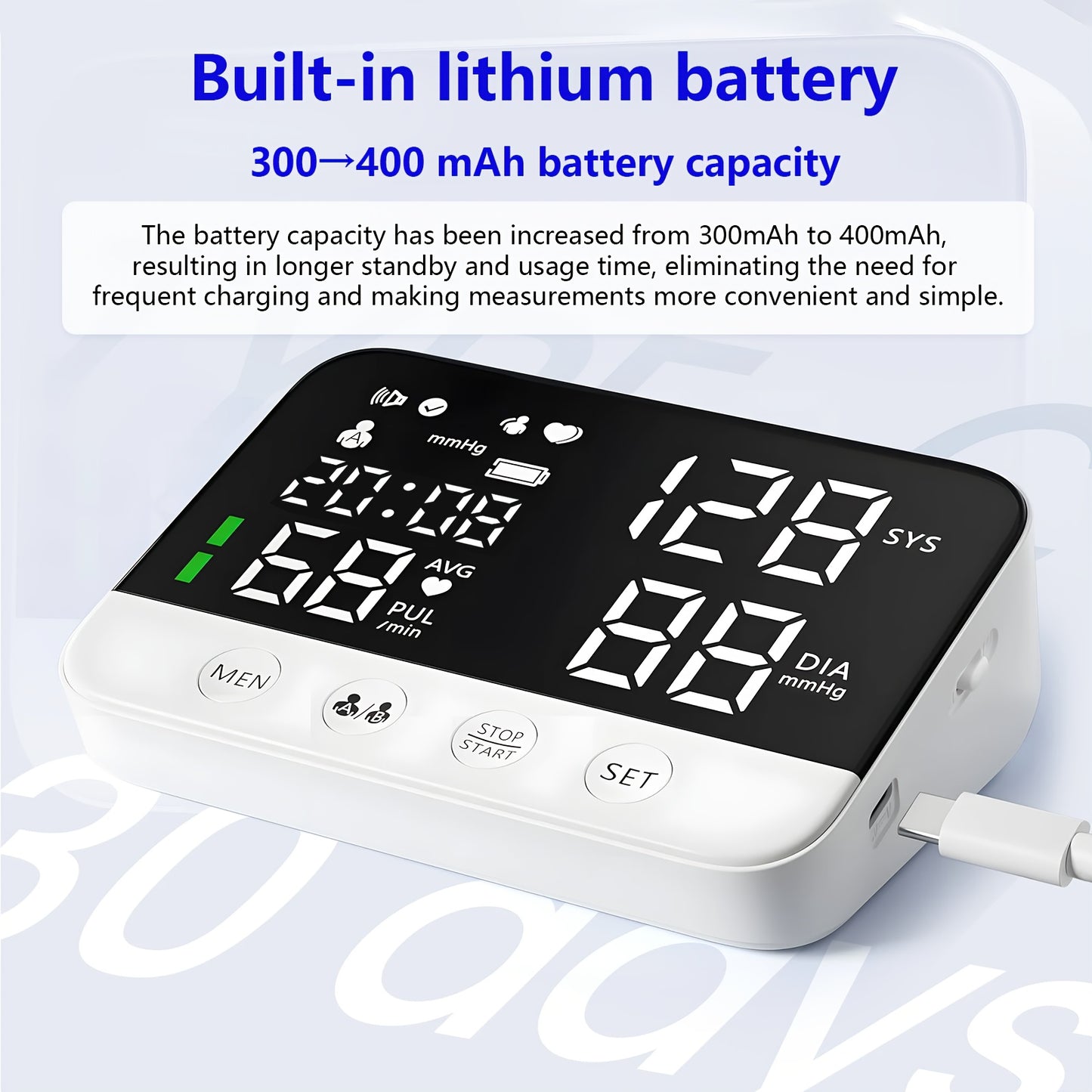 Chang Kun Digital Blood Pressure Monitor With Voice Guidance