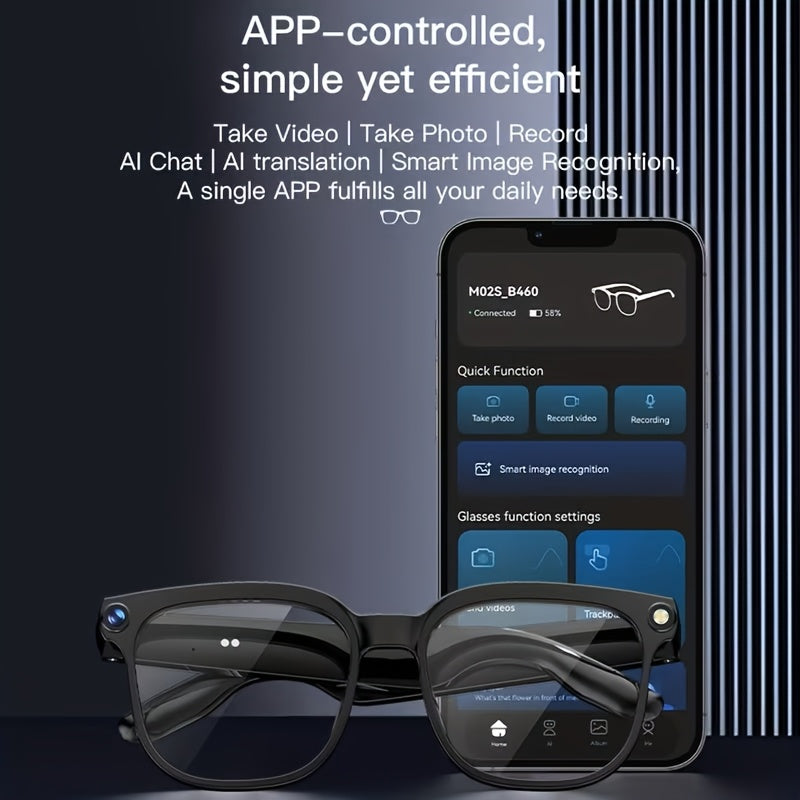 HVESBSFSY Smart Video Glasses Translation And 4K Recording