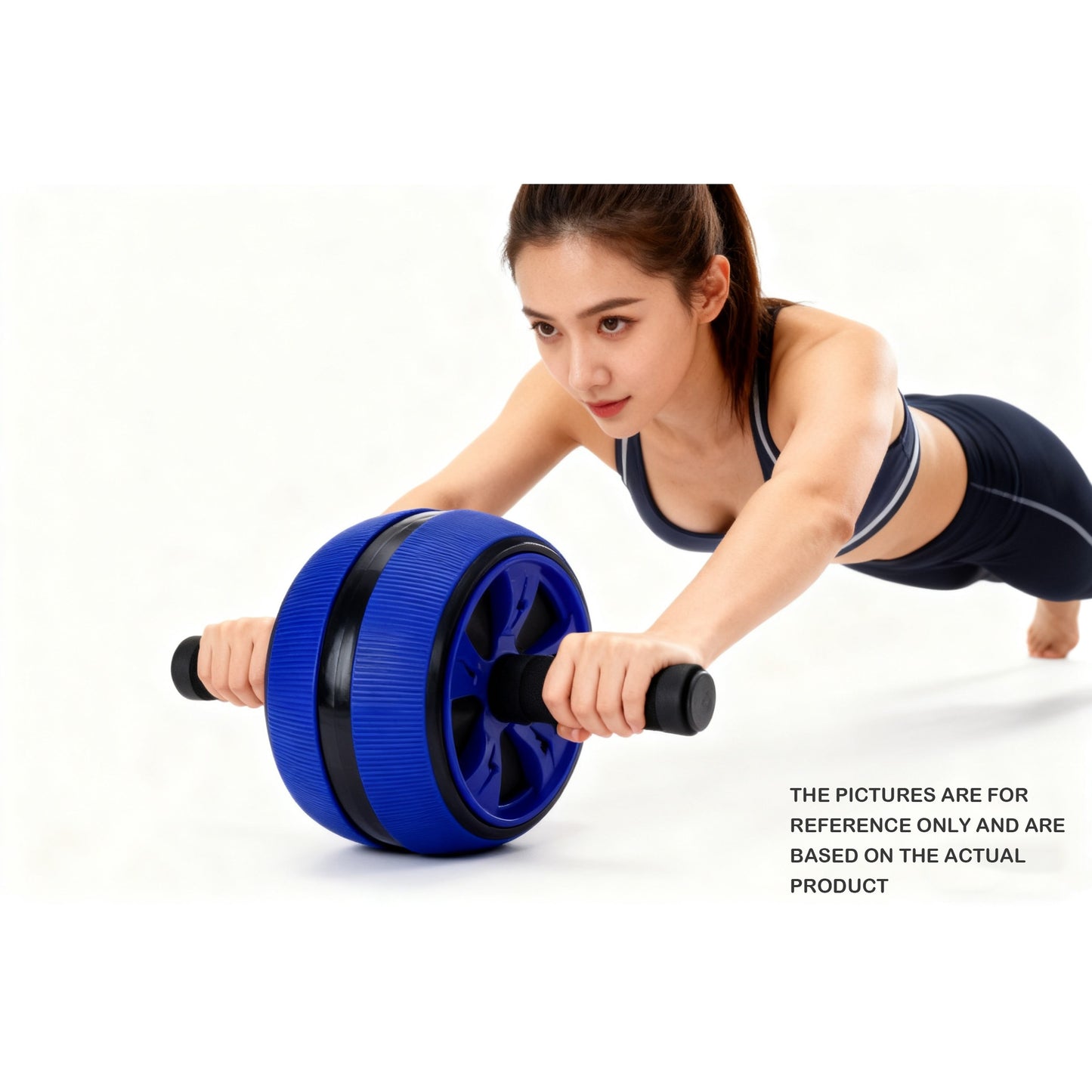 Ab Roller Kit With Ultra-Wide Base