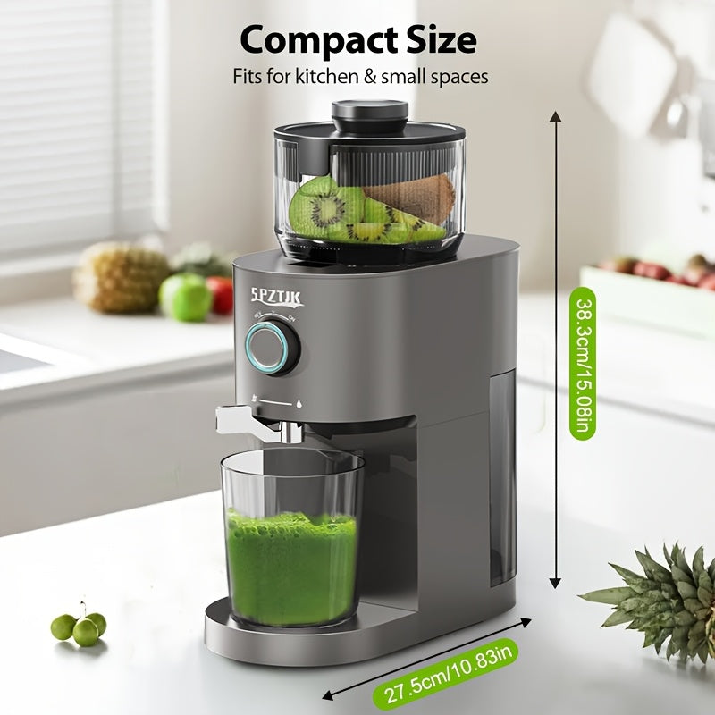 5.12in Wide Mouth Juicer Extractor, Powerful Centrifugal Juicer Machine for Vegetables & Fruits, Easy to Clean, Detachable, High Juicing Rate, Fast Juicing Speed, Christmas Decorations, Christmas Gifts Juicer