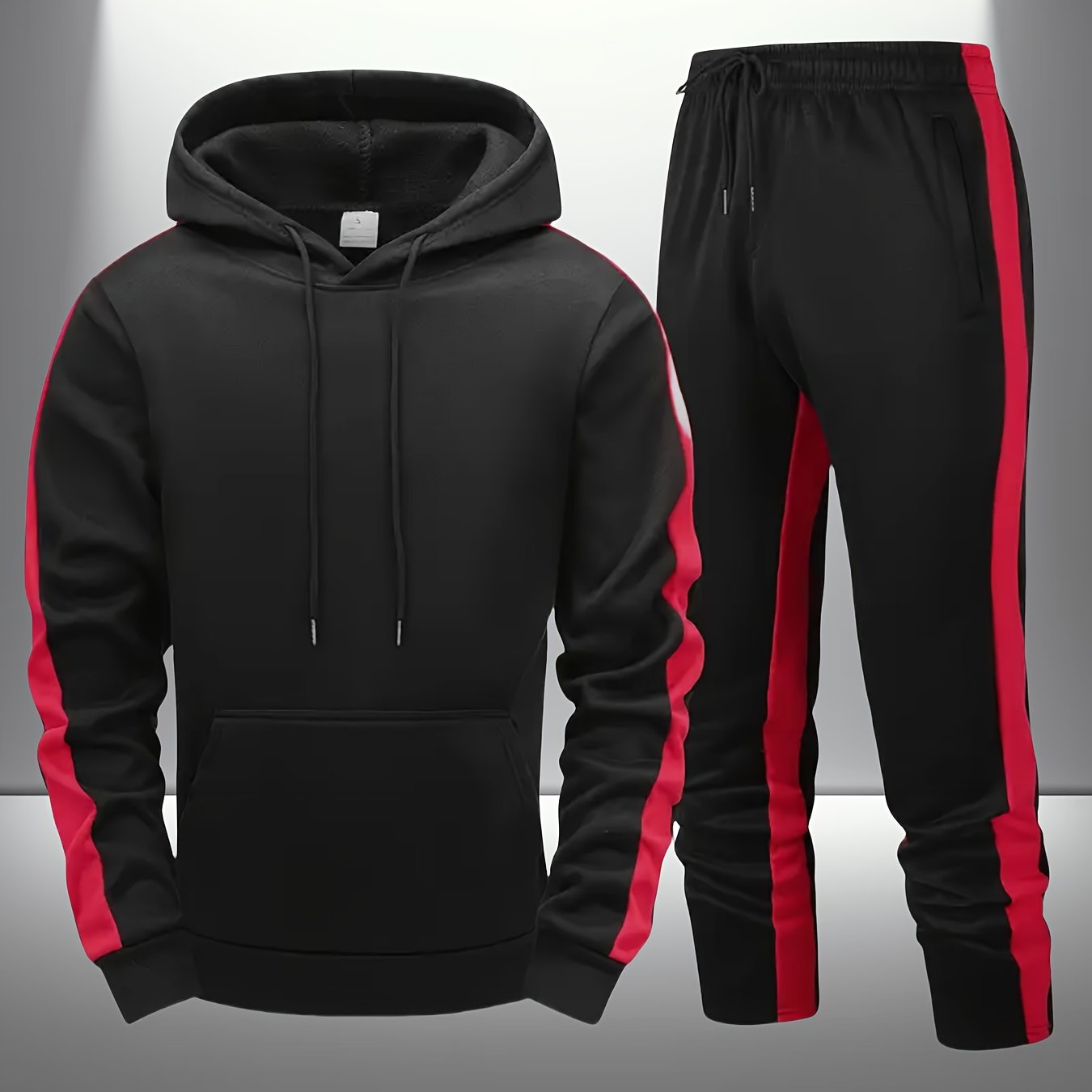 Hoodie Sweatpants Set Fleece Oversized Lounge And Gym Wear