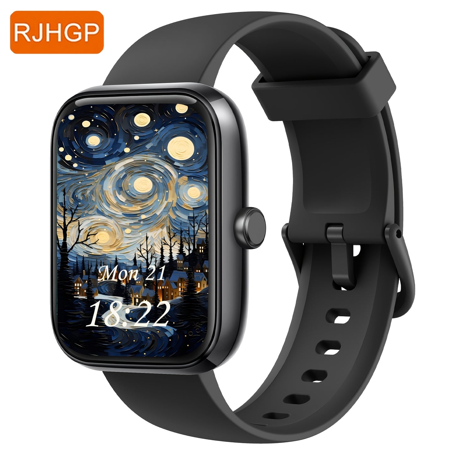 RJHGP Smart Watch Alexa Built-in Calls, Fitness Tracker, Sleep Monitor