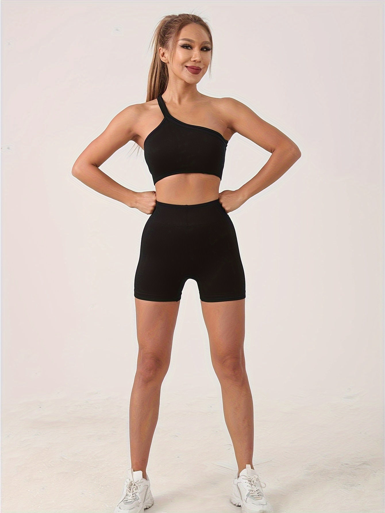 4pcs Seamless Yoga Set Workout Shirts Sport Pants Bra Gym Clothing Tracksuit Drawstring High Waist Running Leggings Fitness Suit