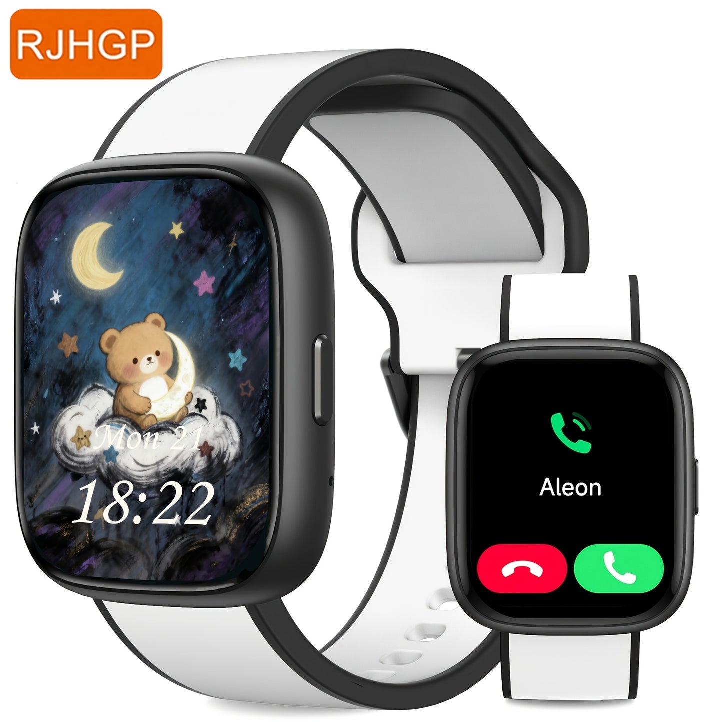 RJHGP Smart Watch Alexa Built-in Calls, Fitness Tracker, Sleep Monitor