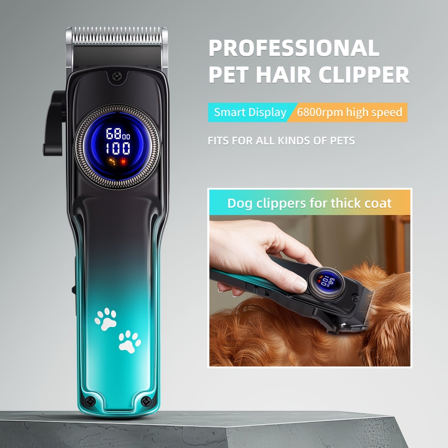 Pet Grooming Clippers G15 Cordless For Dogs And Cats