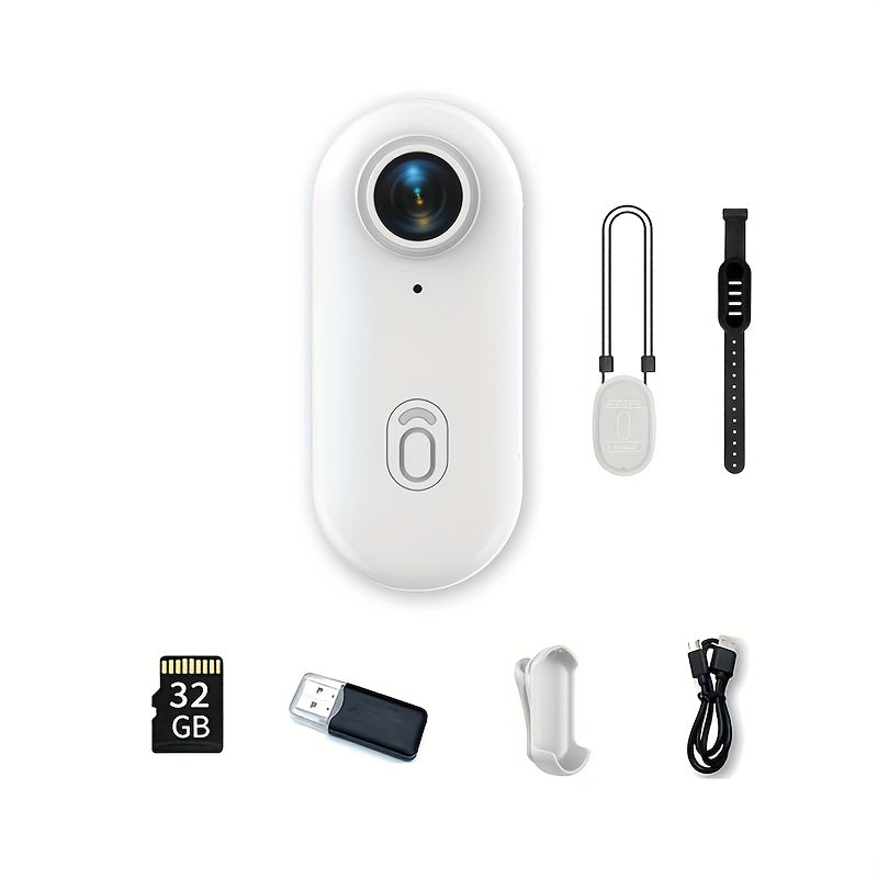 MUOXUEQN Action Camera Mini 4K UHD WiFi Portable Body Cam