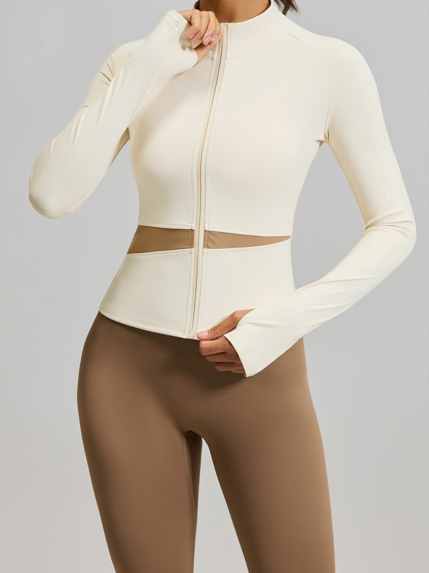 2pcs Color-Blocked Yoga Ensemble | Barely-There High-Stretch Exercise Attire | Women'S Body-Shaping Wear