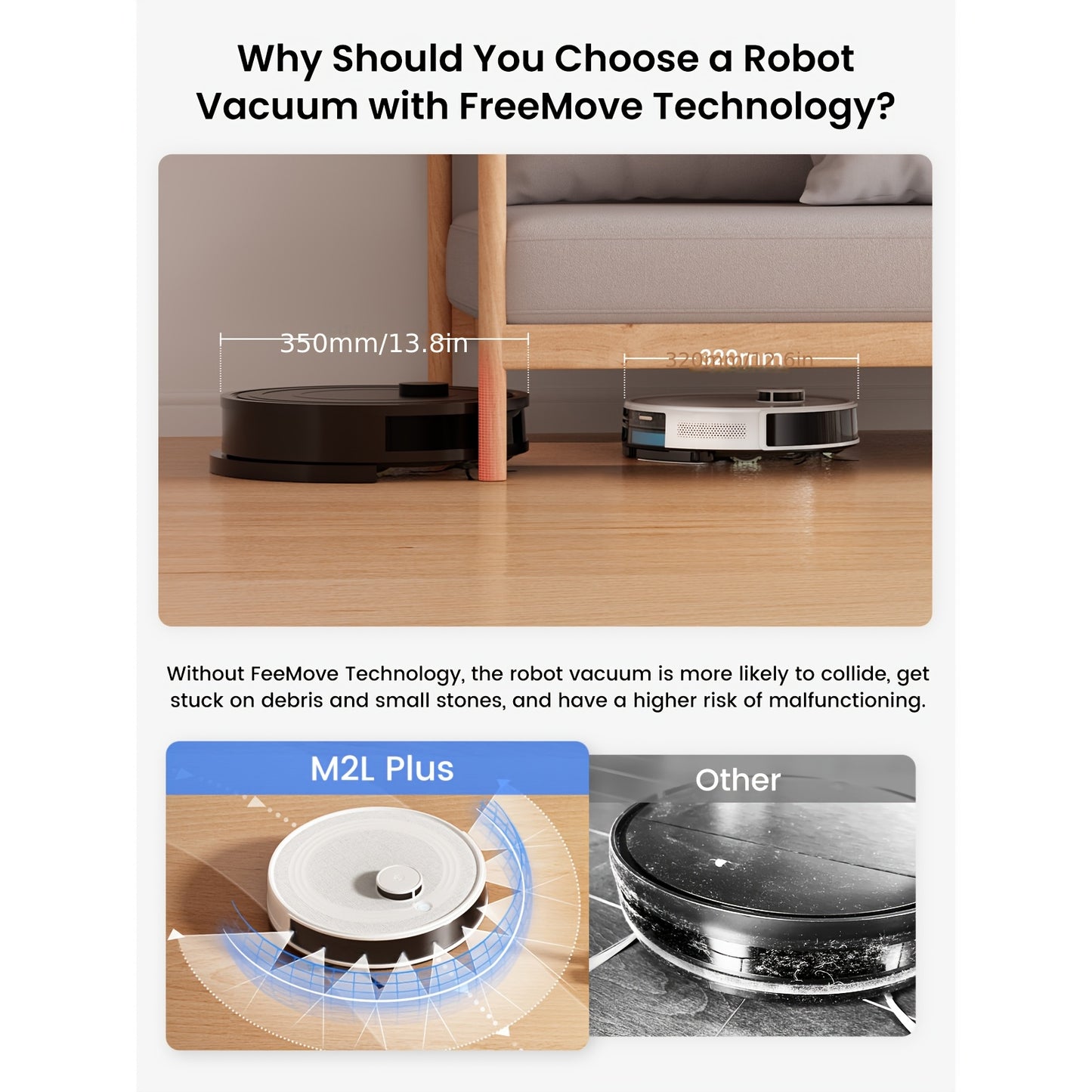 LEFANT Robot Vacuum And Mop Combo With LiDAR Navigation