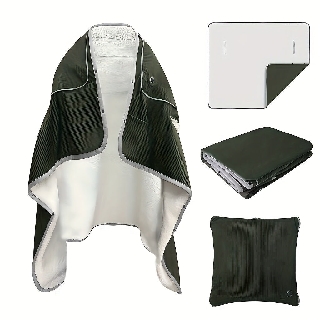 USB Heated Blanket Flannel Comfort For Home Office Travel