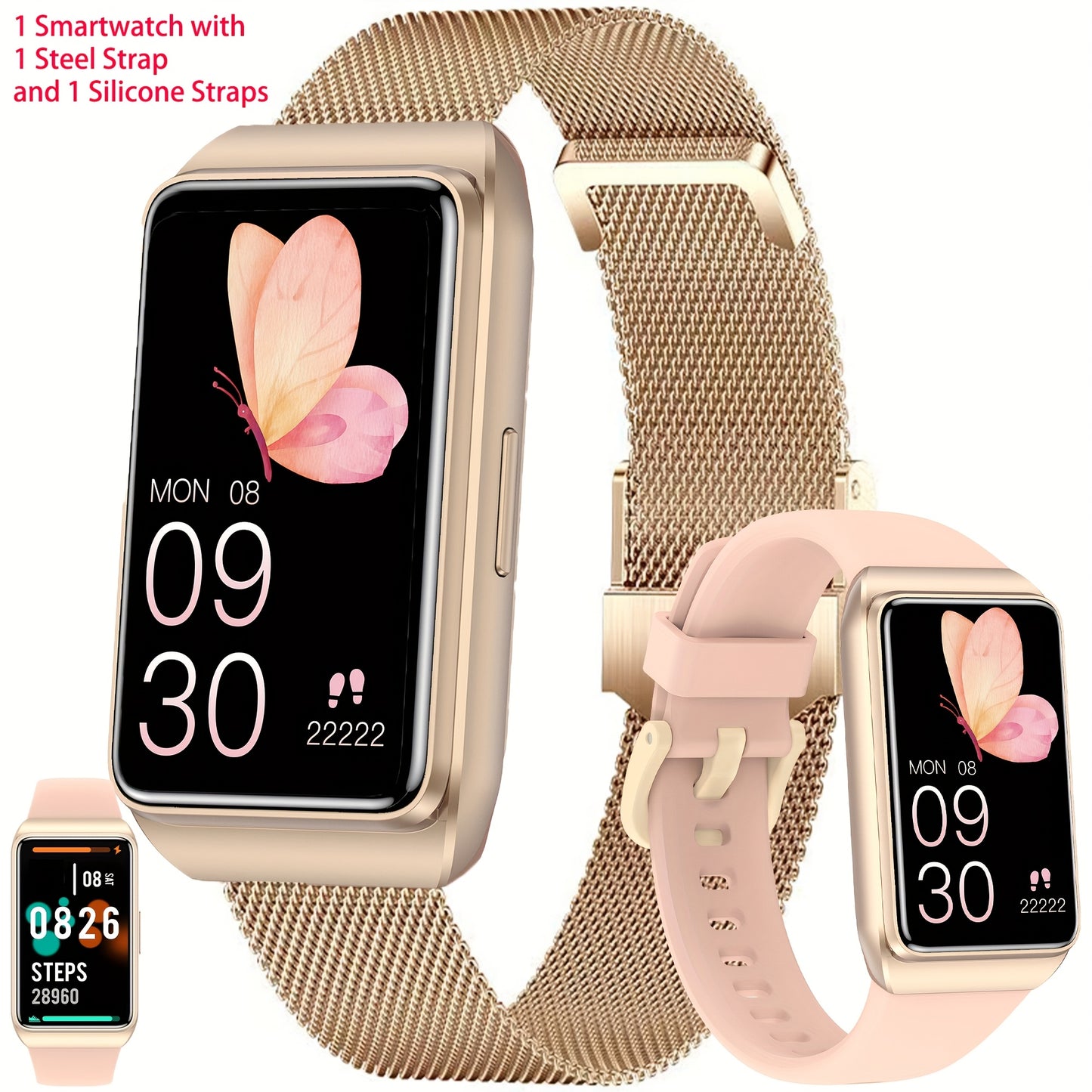 SGDDFIT Smart Watch Multi-Function Fitness Tracker with USB Rechargeable