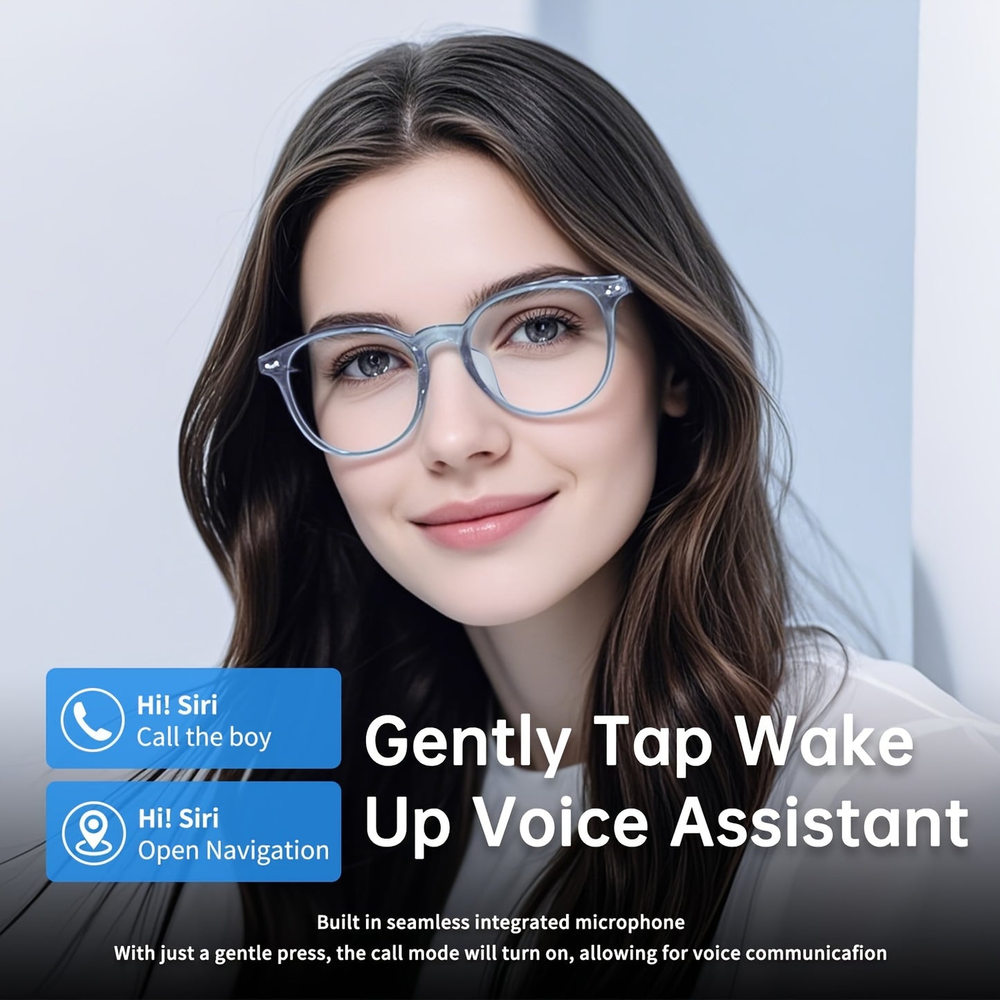 HVESBSFSY Smart Glasses AutoDimming AI Voice Assistant