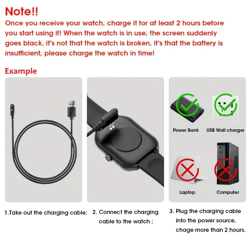 MINGTAWN Smartwatch With Wireless Calling HD Display