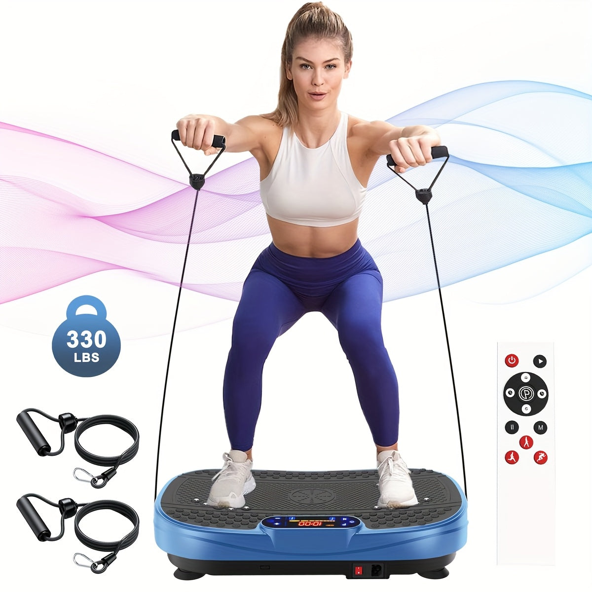 Vibration Plate Fitness Platform Exercise Machine Vibrating Shaking Full Body Shaker Workout Vibrate Stand Shake Board Sport Gym For Fitness Machine