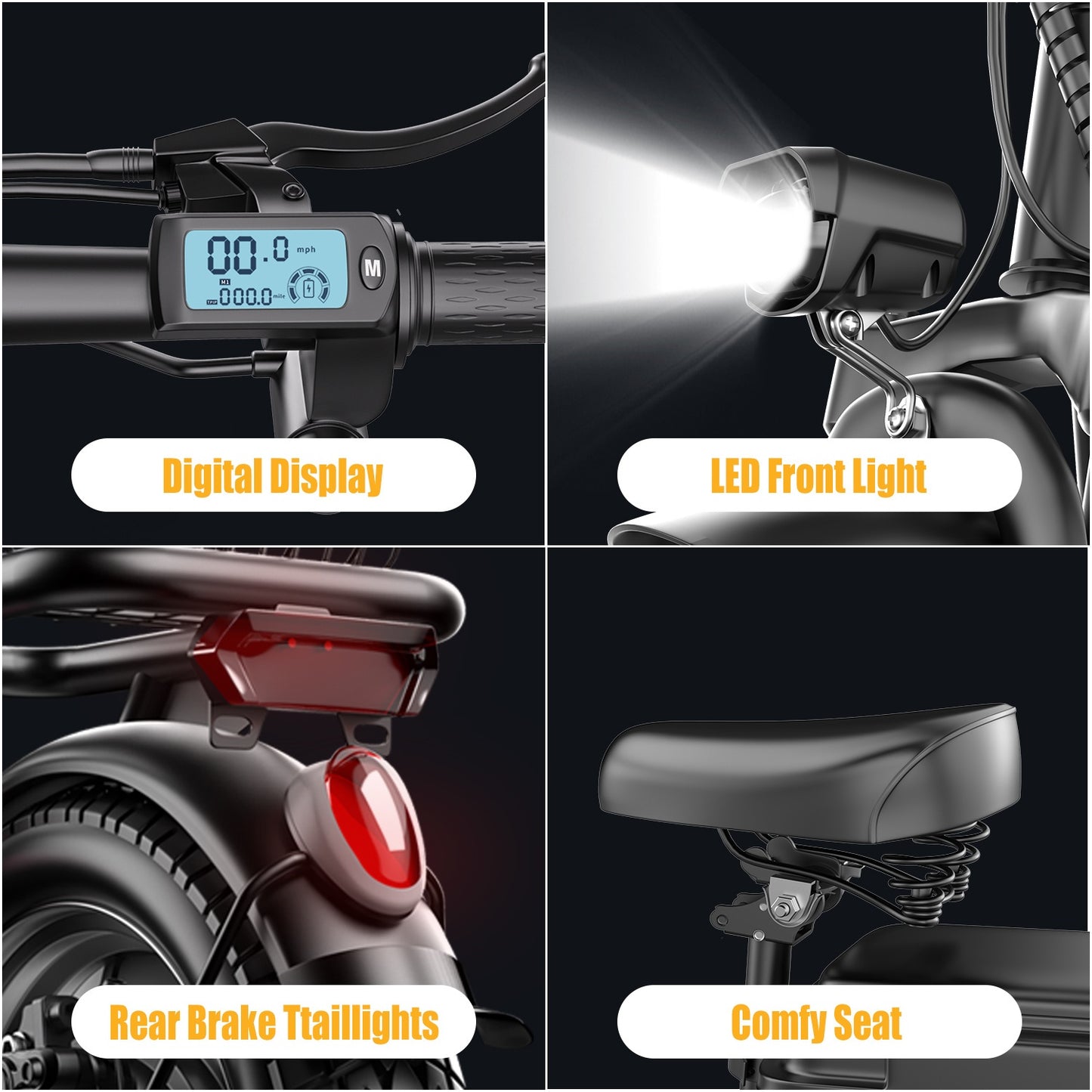 650W High-Power Electric Scooter with Front Basket & Anti-Slip Floor Mats - 48V 13A Motor, 25-Mile Range, 3-Speed Modes, Dual Disc Brakes & Full Suspension - Heavy-Duty Adult E-Scooter Suitable for Commuting, Riding on Any Te