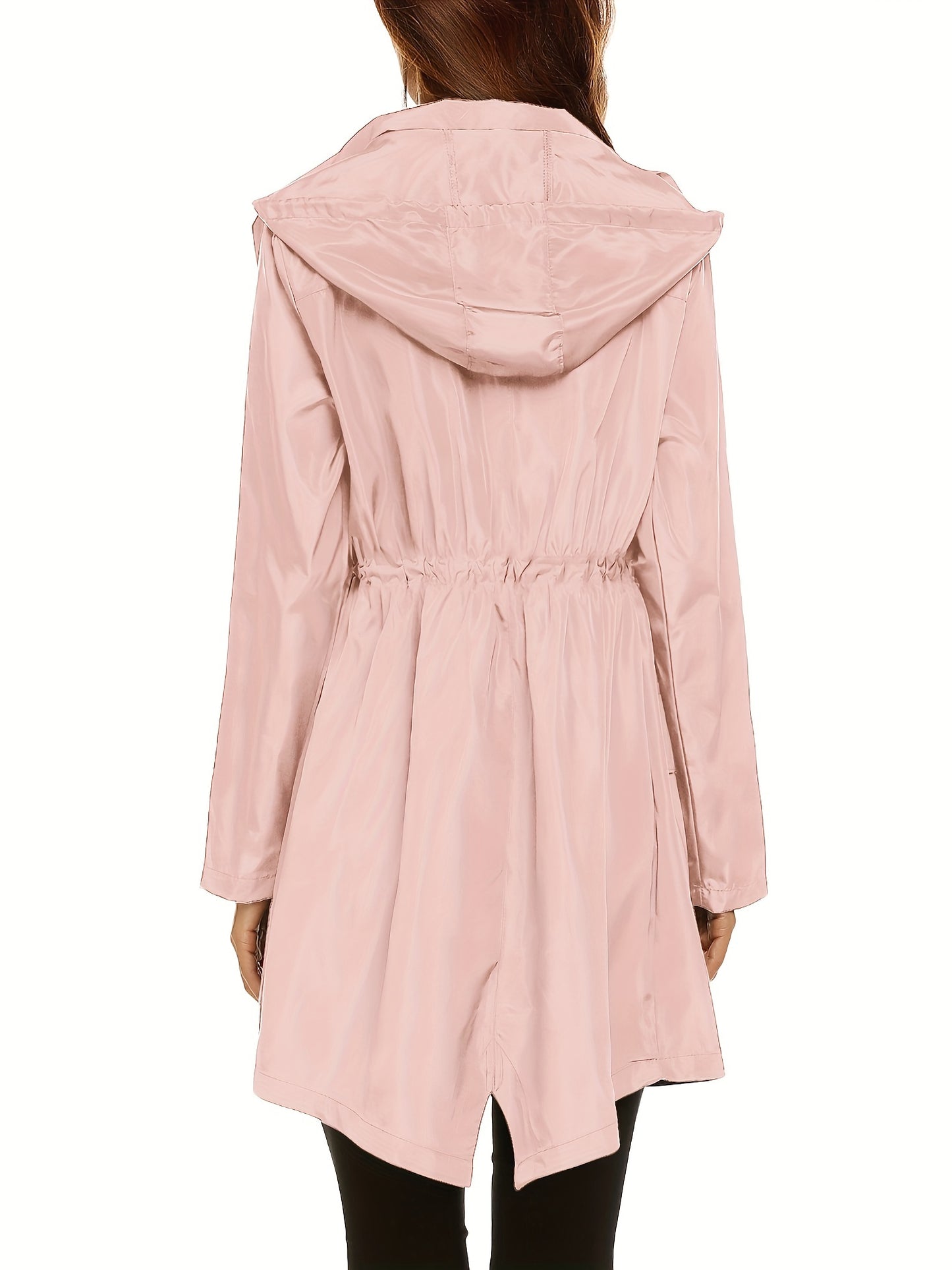KTILG Raincoat Waterproof Lightweight Hooded Outerwear