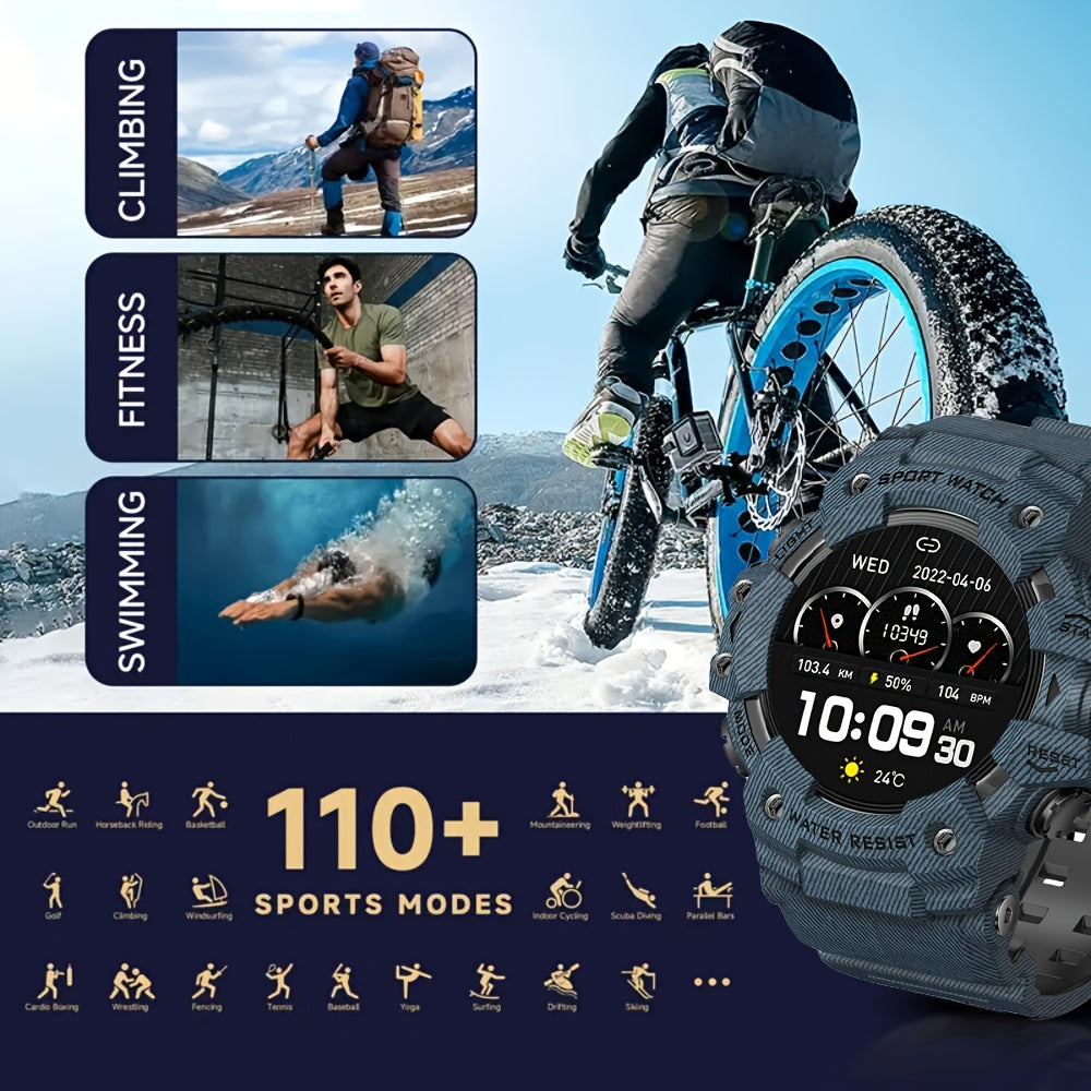 Smartwatch IP68 Waterproof Fitness Tracker Android iOS Compatible