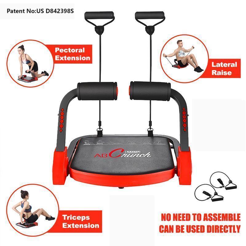 AB CRUNCH MBB Ab Crunch Machine With Resistance Bands