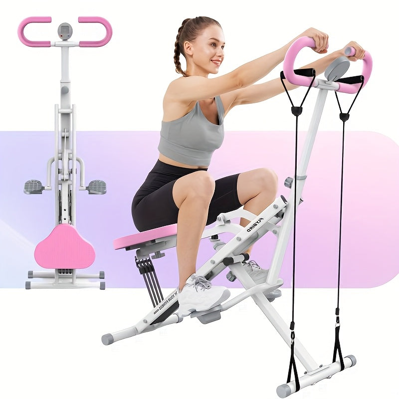 Feierdun 2-in-1 Squat and Row Machine Real Time Feedback