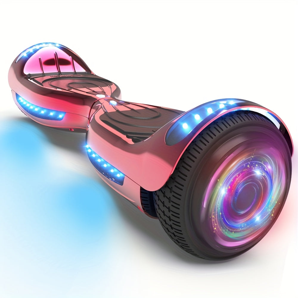 Scooter, Hoverboard 6.5 Inch with LED Lights, Self-Balancing Wheels, Electric Scooter
