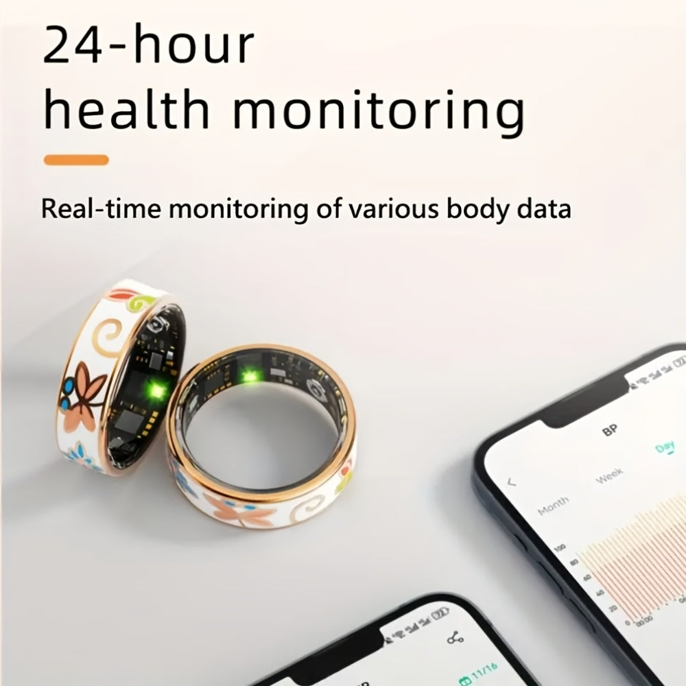 Smart Ring Sleep Monitor For iOS Android Wearable Tech