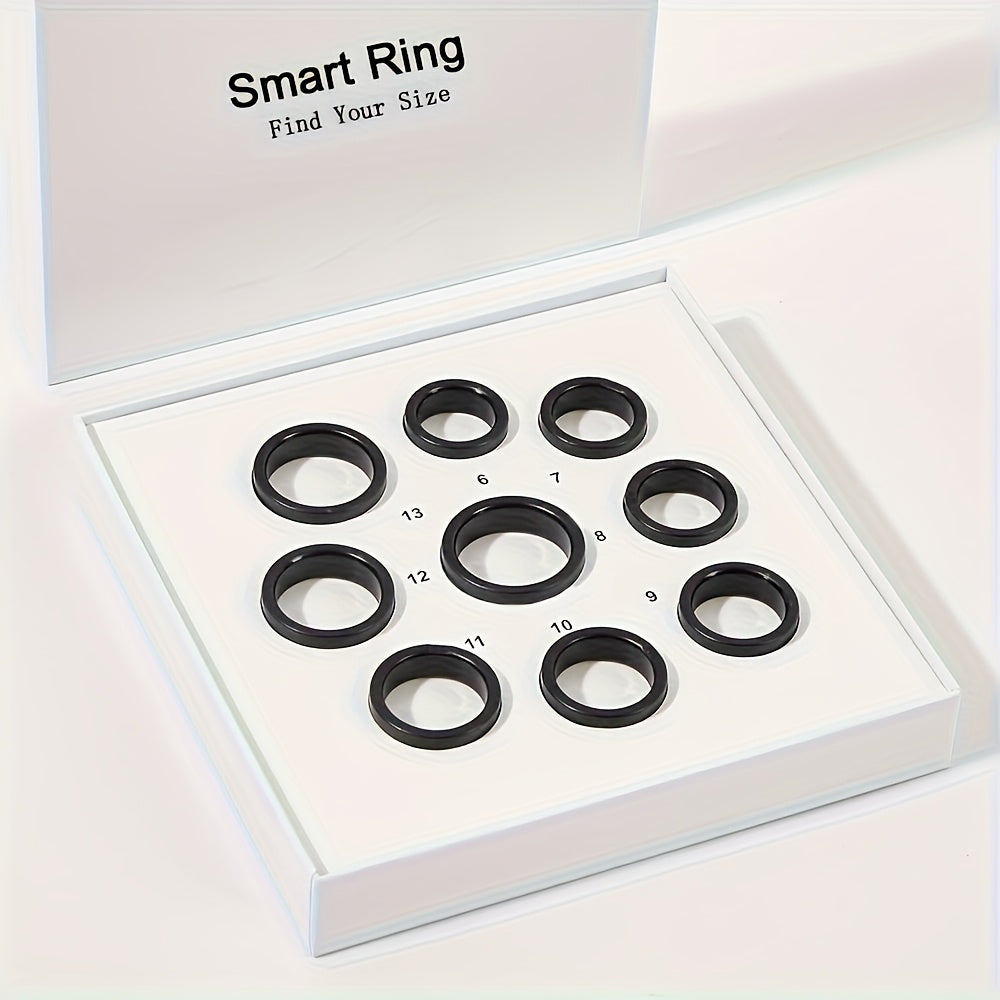 Smart Health Ring Titanium Alloy With Display