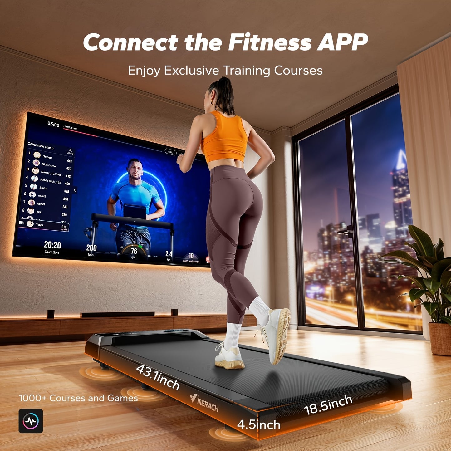 MERACH Walking Pad 2 In 1 Under Desk
