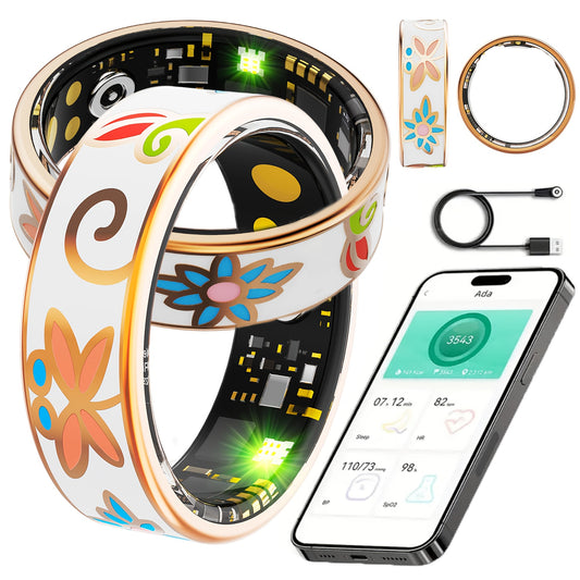 Smart Ring Sleep Monitor For iOS Android Wearable Tech