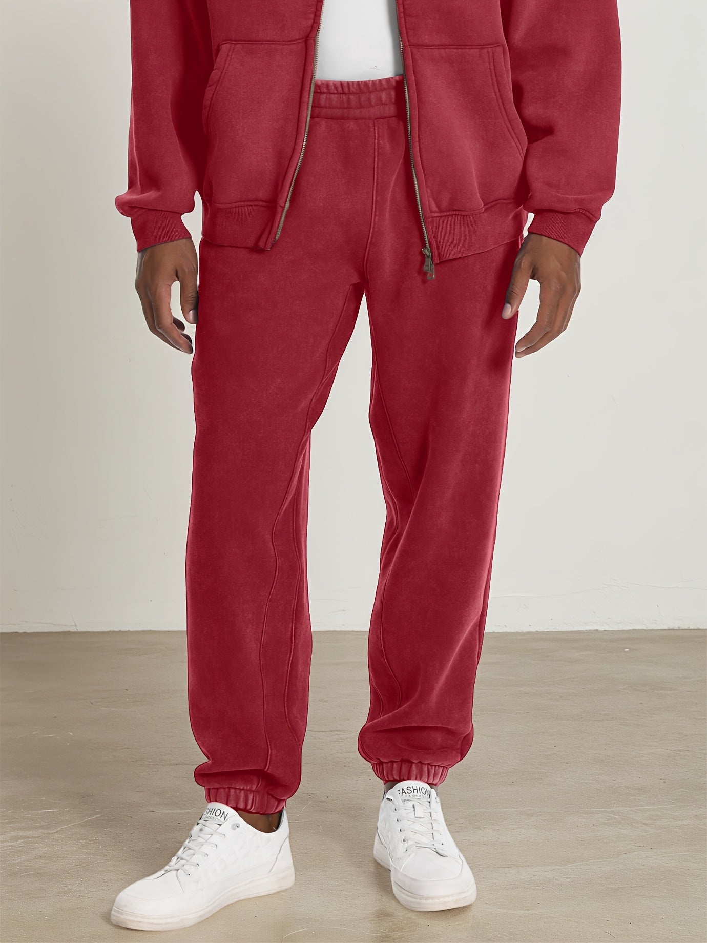 FAIABLE Sweatpants With Pockets, Cotton Blend Regular Fit