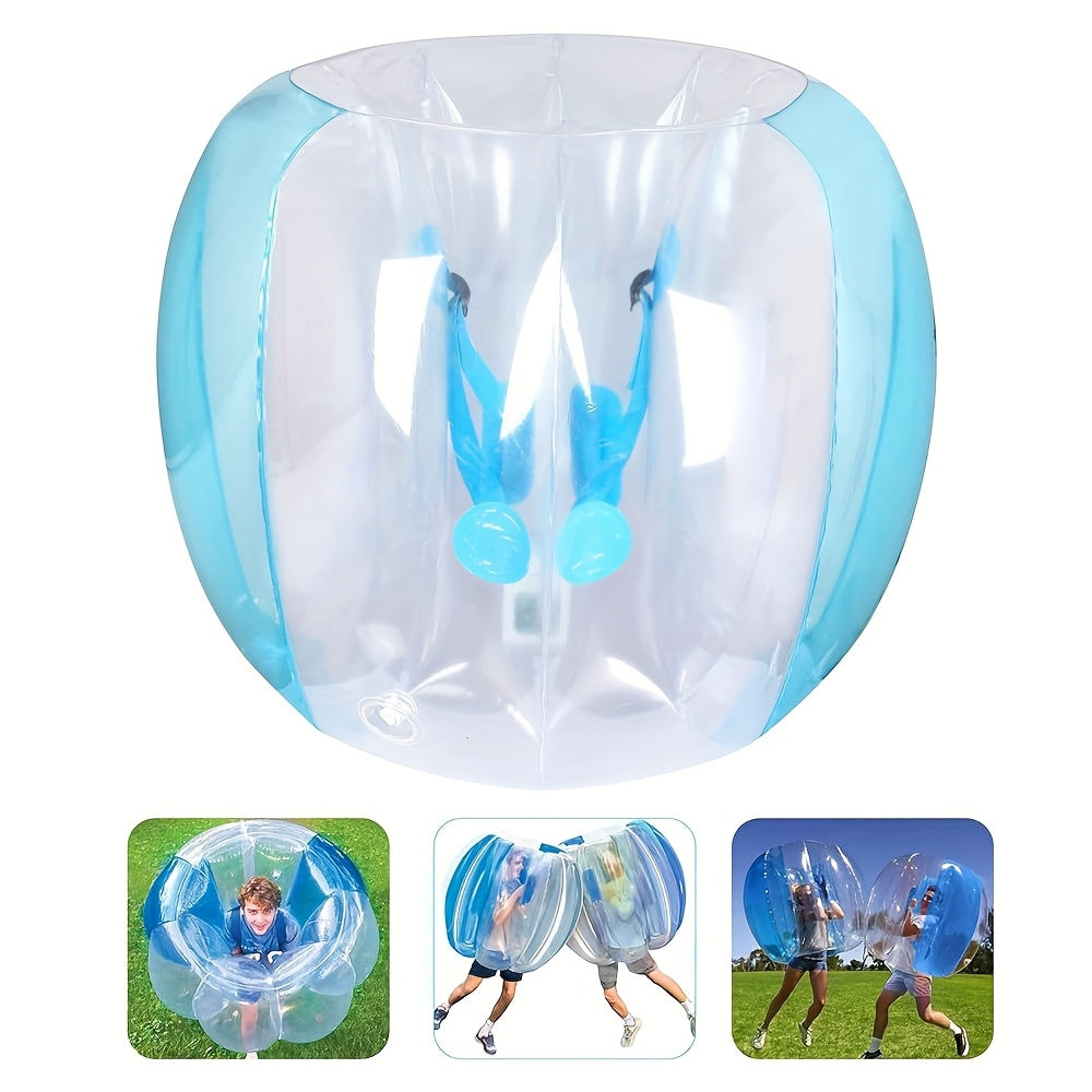 1pc Inflatable Bumper Balls for Adults Bumper Bubble Soccer Balls 0.3mm Ultra-Thick PVC for Sumo Football Zorb Human Hamster Ball Body for Outdoor Games Team Gaming Play