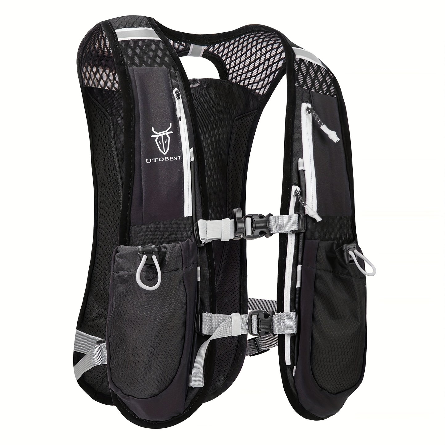 UTOBEST 5L Lightweight Multi-pocket Outdoor Running Vest Hydration Backpack Suitable For 1.5L Water Bladder