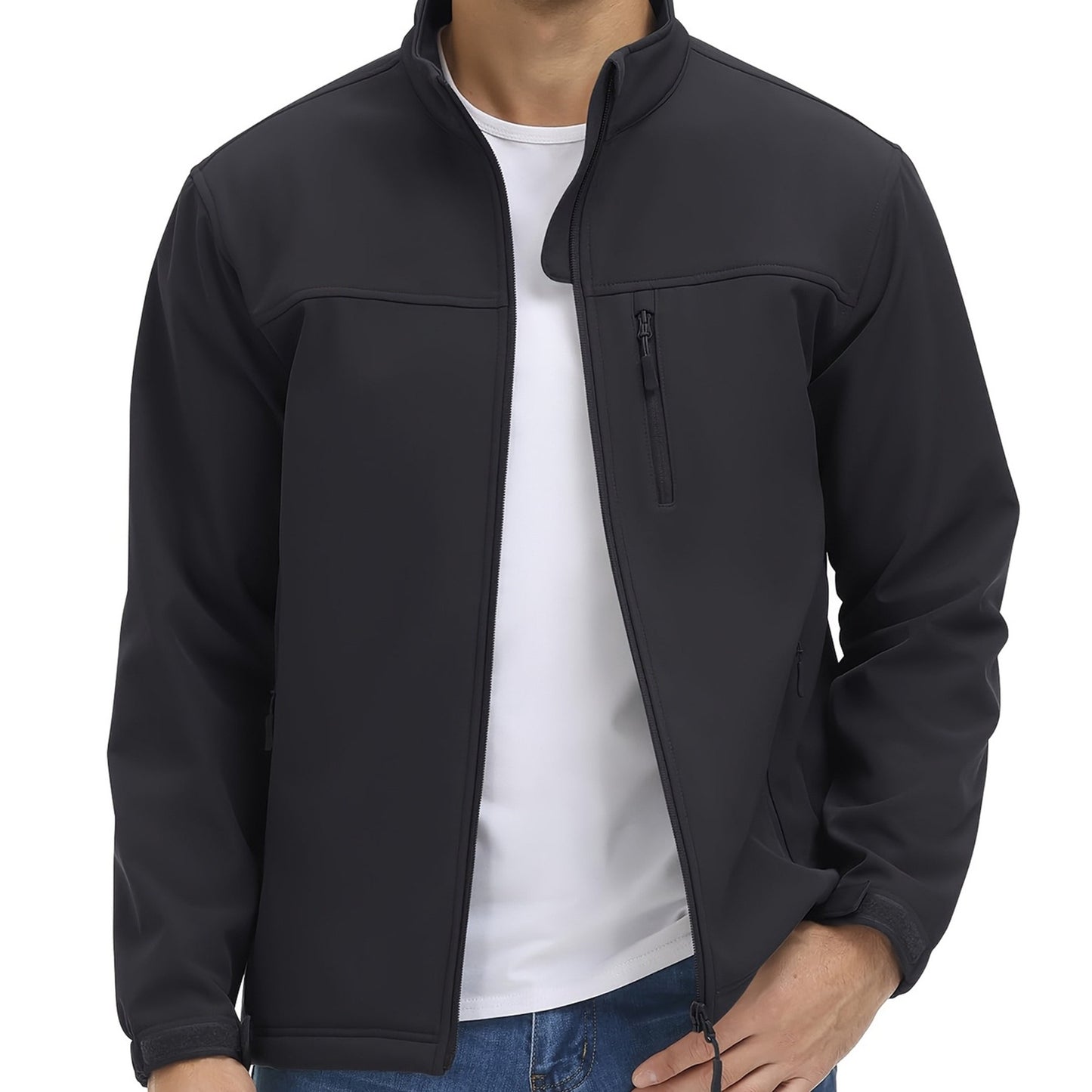 MAGNIVIT Men's Winter Softshell Jacket Windproof Lined Fleece