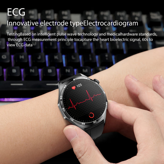 YYKY Smartwatch AMOLED Display Long-Lasting Battery Bluetooth 5.0