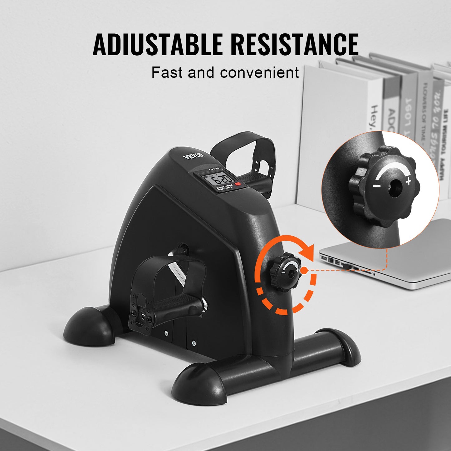 VEVOR Under Desk Bike Portable Compact Pedal Exerciser