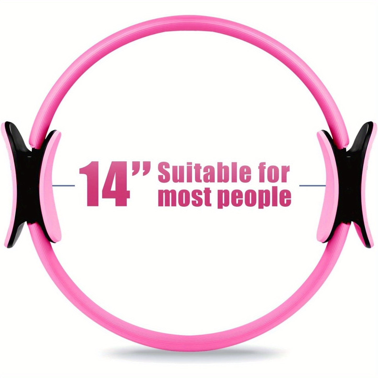 Pilates Set -Home Pilates Equipment for Women Kit with Circle Pilates Ring and Ball Set, Resistance Bands, Massage Balls, Exercise Bands for Toning, Flexibility Core Strength
