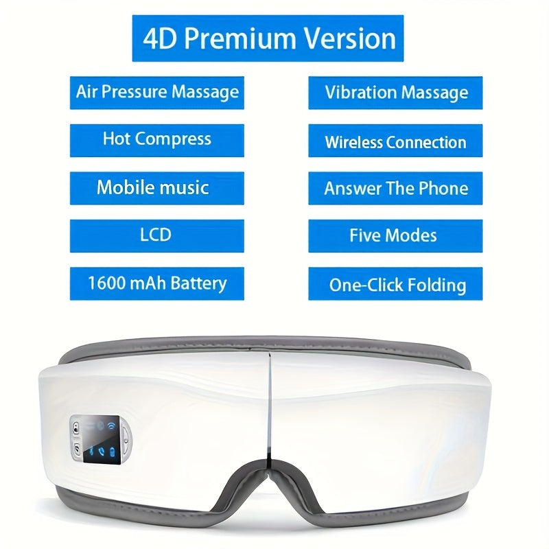 Eye Massager With 4D Pneumatic Massage Technology Pro